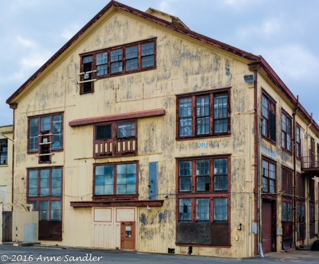 One of the few old buildings left on Mare Island worth shooting.